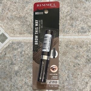 Rimmel London Brow This Way Lightweight Gel - Dark Brown